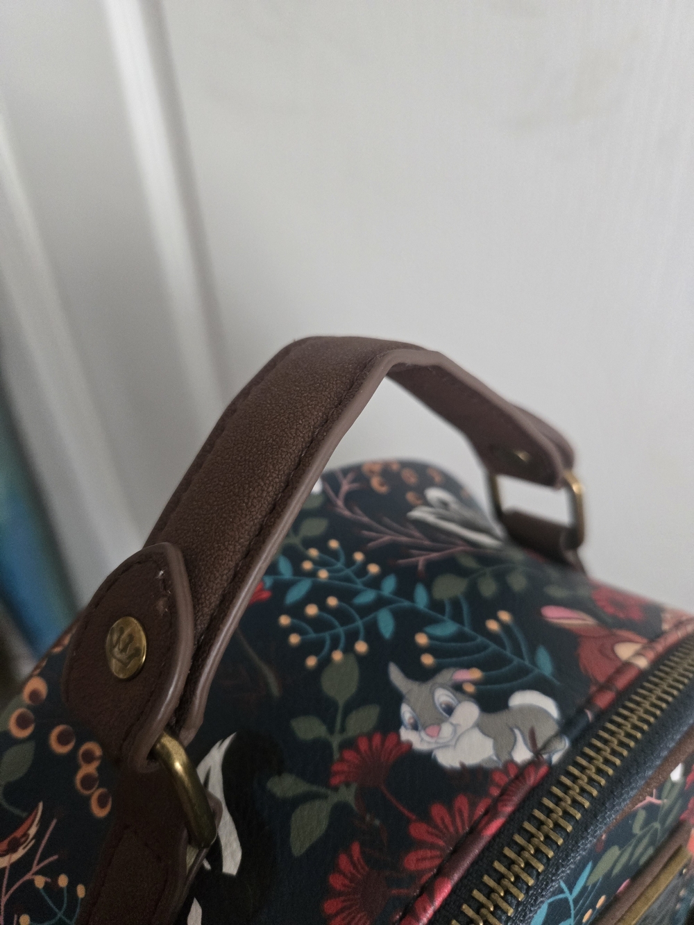 Loungefly Bambi Disney Parks Floral Mini Backpack - Picture 9 of 11